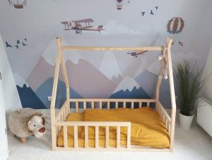 cama tipi montessori es ideal para cualquier habitación infantil