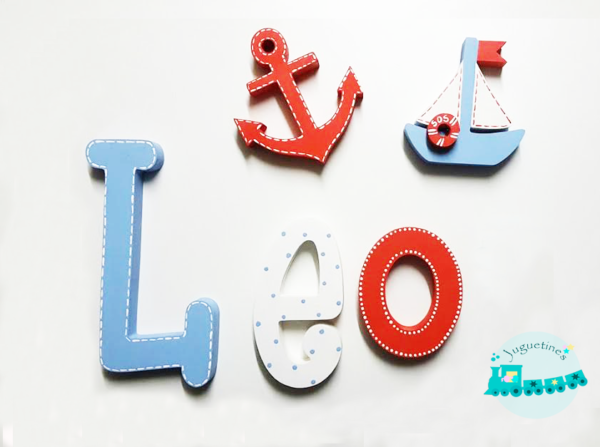 letras de madera - nombres-en-madera - nombre Leo - letras pared - letras decorativas - letras personalizadas - juguetines