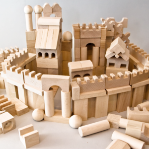 bloques construccion de madera -juguetines