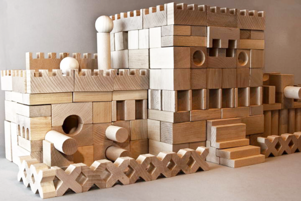 bloques construccion de madera -juguetines