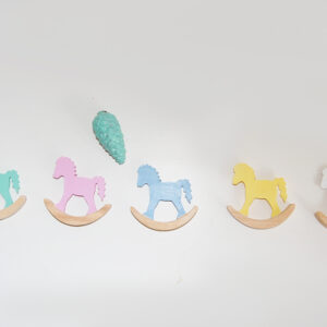 caballitos decorativos de madera - caballitos de madera - decoracion infantil - juguetines