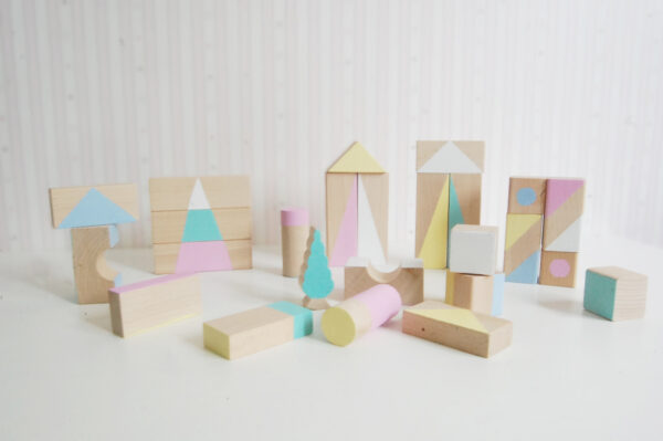 bloques de madera - juguetes de madera - bloques construccion - juguetibes