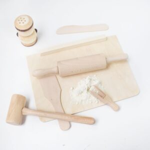 kit pequeño cocinero - juguetes de madera - cocinita de madera - pequeño chef - set pequeño chef - kit pequeño chef + juguetines.