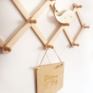 perchero de madera perchero decorativo juguetines