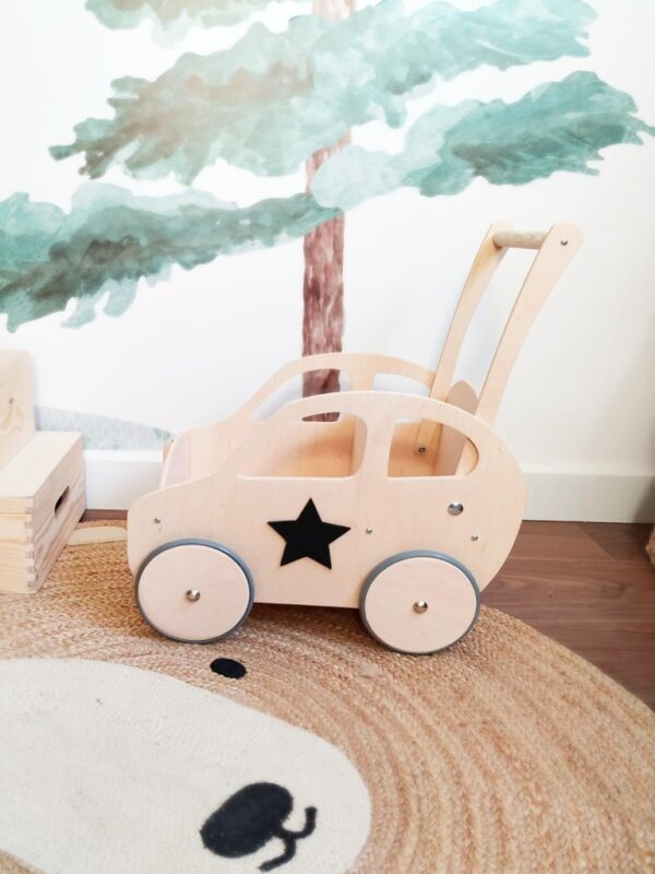 Carrito en forma de coche - cochecito en forma de coche - Juguetines
