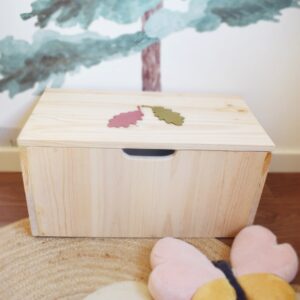 baul de madera, baul infantil es un elemento ideal para almacenar los juguetes y decorar la habitación infantil - Juguetines