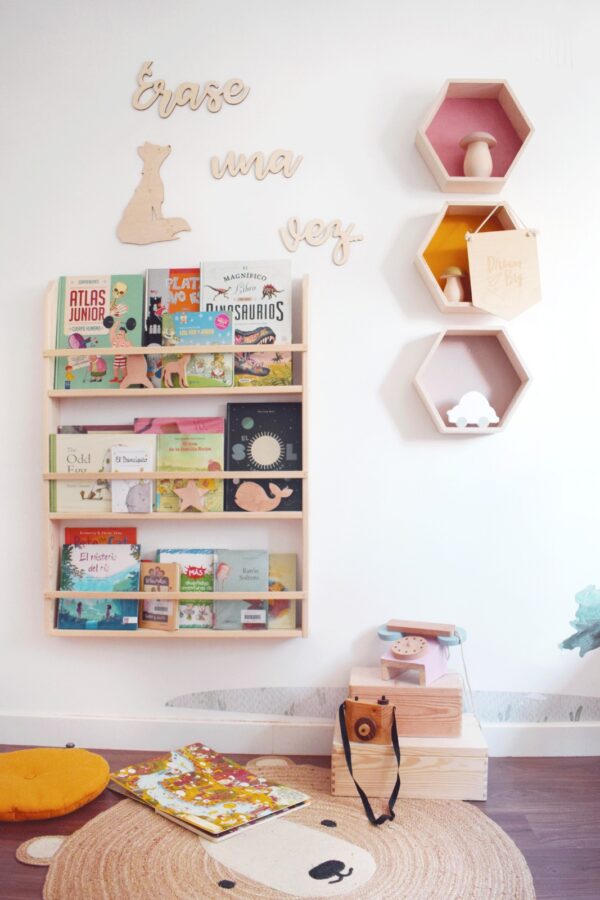 Frase decorativa frase en madera frase pared frase habitación infantil Juguetines.