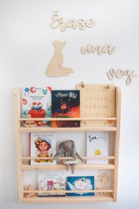 estanteria para libros Montessori es una estantería infantil ideal para los espacios de lectura infantiles