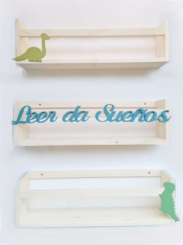 Estanterías infantiles con motivo de Dinosaurios son estanterias para libros Montessori - estanteria montessori - mobiliario montessori - estanteria para libros - mobiliario infantil - estanteria montessori - decoracion infantil - juguetines