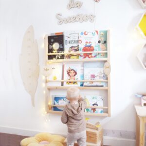 estantería infantil montessori es perfecta para crear un rincón de lecturabonito y funcional- Juguetines