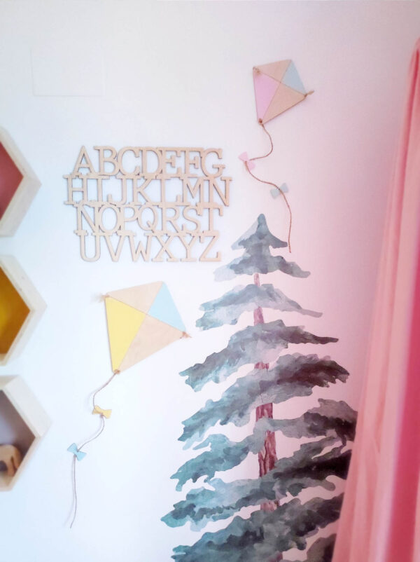 cometa decorativa de madera cometa pared habitacion infantil decoración de madera juguetines 1 cometa decorativa de madera decorará cualquier pared en habitaciones infantiles dandole un toque especial