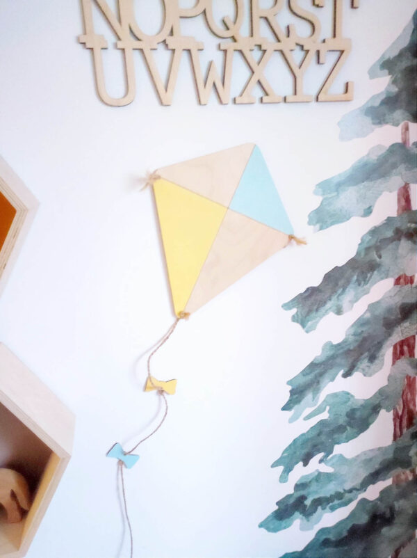 cometa decorativa de madera cometa pared habitacion infantil decoración de madera juguetines cometa decorativa de madera decorará cualquier pared en habitaciones infantiles dandole un toque especial