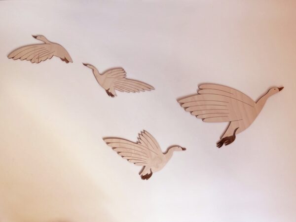 Ocas Decorativas de Madera para Pared decorará con encanto cualquier espacio infantil y se convertirán en un regalo perfecto para recién nacido