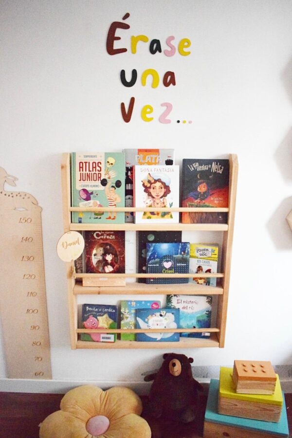 Letras de Pared érase una vez... frase habitación infantil frase rincón de lectura juguetines. Letras de pared érase una vez... frase personalizada es ideal para cualquier habitación infantil creando un rincón de lectura único